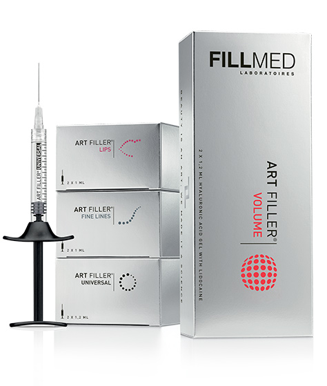 Range art filler Hyaluronic acid to fill wrinkles Correct with dermal fillers