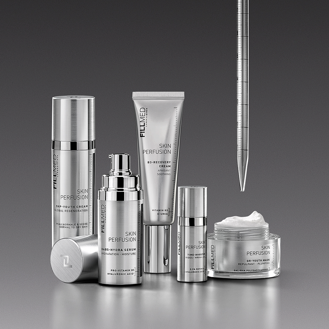 SKIN PERFUSION RANGE (1) FILLMED SKIN PERFUSION cosmeceutical skincare range for an anti-ageing routine